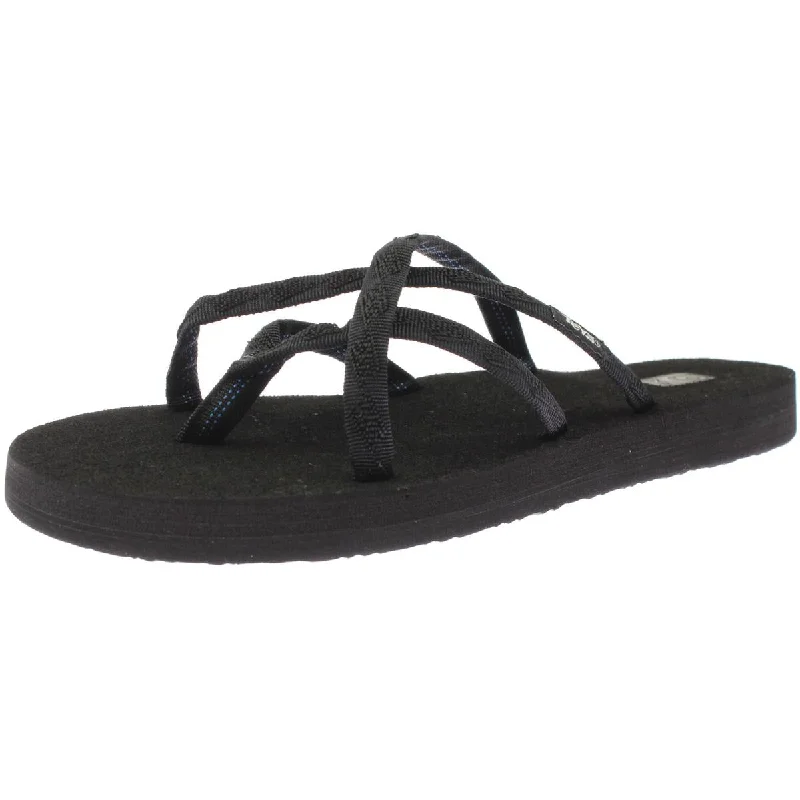 Sustainable Women's Recycled Material Sandals in Beige for Eco - Conscious ShoppersTeva Womens Olowahu Slide Thong Strappy Sandals Sustainable Women's Recycled Material Sandals in Beige for Eco - Conscious ShoppersTeva Womens Olowahu Slide Thong Strappy Sandals