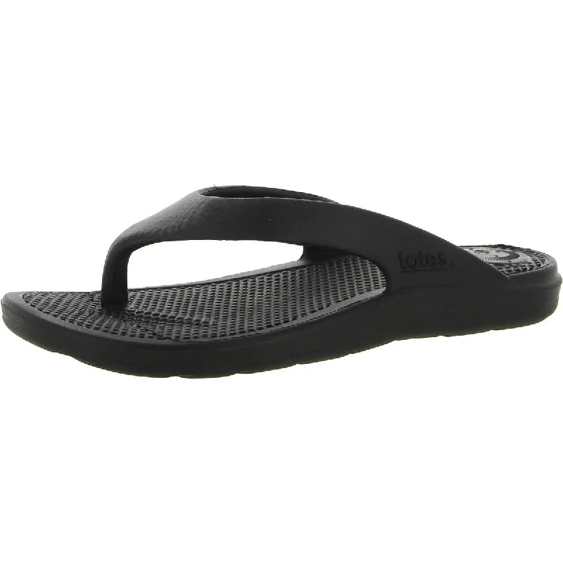 Women's Flat Slide Sandals with a Memory Foam Insole in White for All - Day ComfortTotes Womens Slip on Flat Flip-Flops Women's Flat Slide Sandals with a Memory Foam Insole in White for All - Day ComfortTotes Womens Slip on Flat Flip-Flops