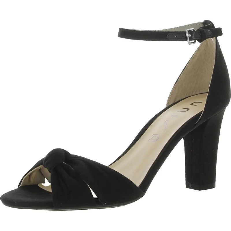Shock - Absorbing Women's Sandals with a Soft Insole in Black for Active LifestylesUnisa Womens Tuhlip Faux Suede Ankle Strap Heels Shock - Absorbing Women's Sandals with a Soft Insole in Black for Active LifestylesUnisa Womens Tuhlip Faux Suede Ankle Strap Heels