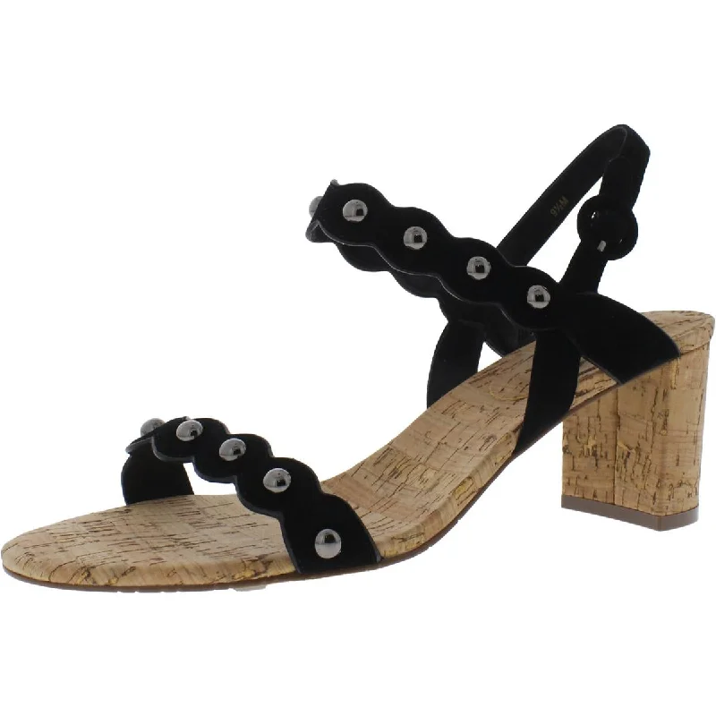 Women's Sandals with a Floral - Printed Upper in Pink for a Feminine Spring LookVANELi Womens Mavis Suede Studded Heels Women's Sandals with a Floral - Printed Upper in Pink for a Feminine Spring LookVANELi Womens Mavis Suede Studded Heels