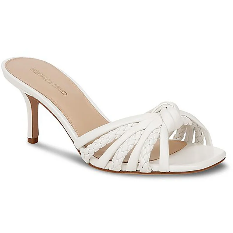 Women's Leather - Strapped Sandals with a Braided Detail in Brown for a Rustic AppealVeronica Beard Womens Misa Open Toe Slip On Heels Women's Leather - Strapped Sandals with a Braided Detail in Brown for a Rustic AppealVeronica Beard Womens Misa Open Toe Slip On Heels