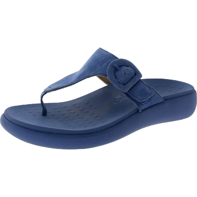 Women's Cork - Soled Espadrille Sandals with a Rope - Trimmed Upper in Navy for a Summer VibeVionic Womens Activate RX Cushioned Footbed Buckle T-Strap Sandals Women's Cork - Soled Espadrille Sandals with a Rope - Trimmed Upper in Navy for a Summer VibeVionic Womens Activate RX Cushioned Footbed Buckle T-Strap Sandals