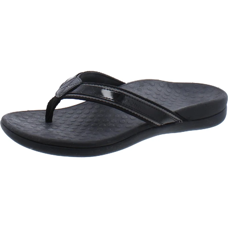 Women's Ankle - Strap Sandals with a Block Heel in Red for a Sophisticated StyleVionic Womens Fallyn Leather Slip On Thong Sandals Women's Ankle - Strap Sandals with a Block Heel in Red for a Sophisticated StyleVionic Womens Fallyn Leather Slip On Thong Sandals