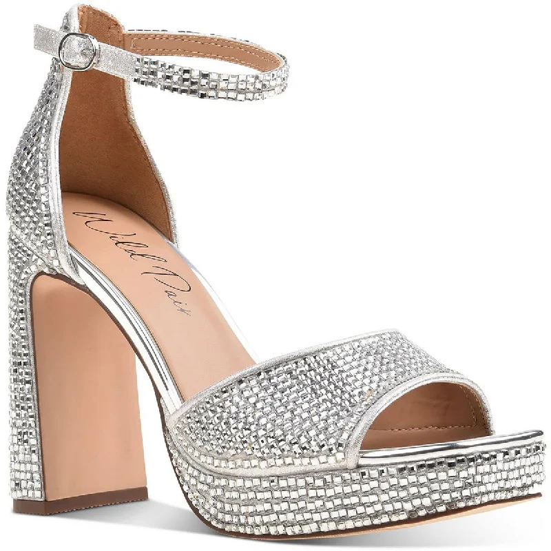 Anti - Slip Women's Sandals with a Grooved Sole in Green for Outdoor AdventuresWild Pair Womens Hendryx Rhinestone Open-Toe Platform Sandals Anti - Slip Women's Sandals with a Grooved Sole in Green for Outdoor AdventuresWild Pair Womens Hendryx Rhinestone Open-Toe Platform Sandals