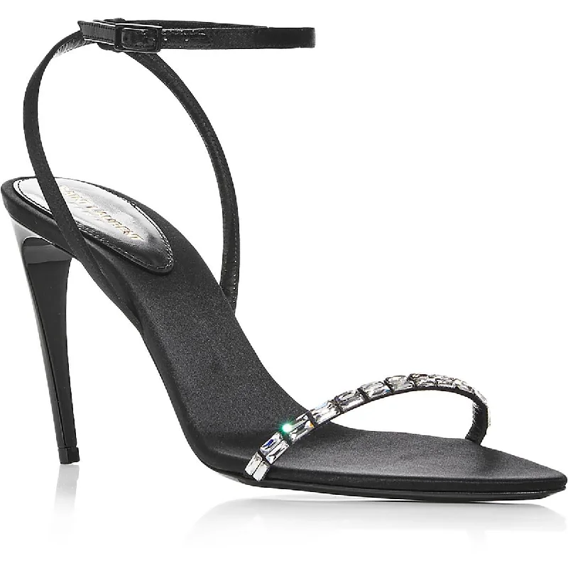 Shock - Absorbing Women's Sandals with a Soft Insole in Black for Active LifestylesWomens Ankle Strap Almond Toe Heels Shock - Absorbing Women's Sandals with a Soft Insole in Black for Active LifestylesWomens Ankle Strap Almond Toe Heels