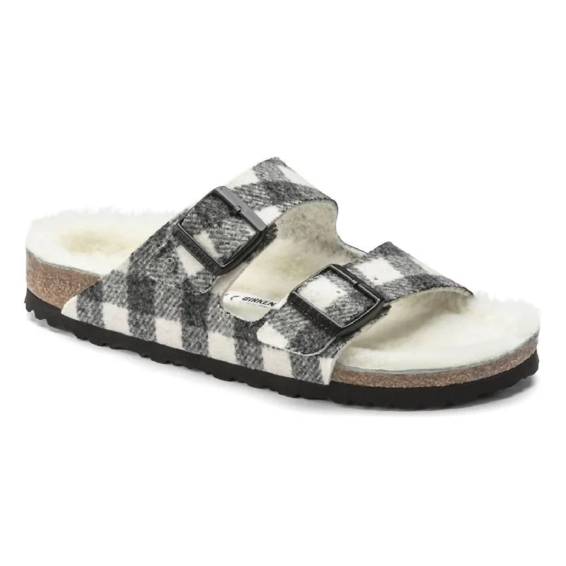 Women's Sandals with a Wedge Heel and a Tassel Detail in Orange for a Trendy LookWomen's Arizona Rivet Fur Sandals In Plaid White Women's Sandals with a Wedge Heel and a Tassel Detail in Orange for a Trendy LookWomen's Arizona Rivet Fur Sandals In Plaid White