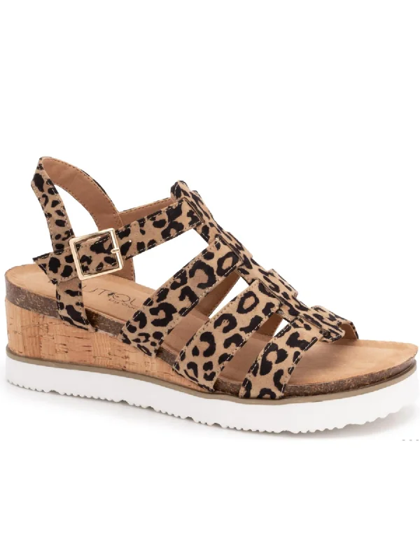 Child - Friendly Women's Sandals with a Secure Buckle in Purple for Moms on the GoWomen's Fantasy Sandals In Leopard Child - Friendly Women's Sandals with a Secure Buckle in Purple for Moms on the GoWomen's Fantasy Sandals In Leopard