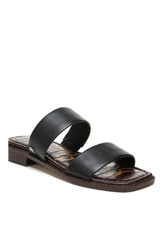 Elastic - Strap Women's Sandals with a Padded Toe in Teal for Easy On - and - OffWomen's Haydee Leather Slide Sandal In Black Elastic - Strap Women's Sandals with a Padded Toe in Teal for Easy On - and - OffWomen's Haydee Leather Slide Sandal In Black