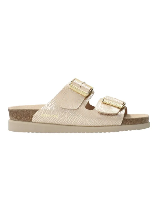 Women's Flat Slide Sandals with a Memory Foam Insole in White for All - Day ComfortWomen's Hester Sandal In Light Sand Women's Flat Slide Sandals with a Memory Foam Insole in White for All - Day ComfortWomen's Hester Sandal In Light Sand