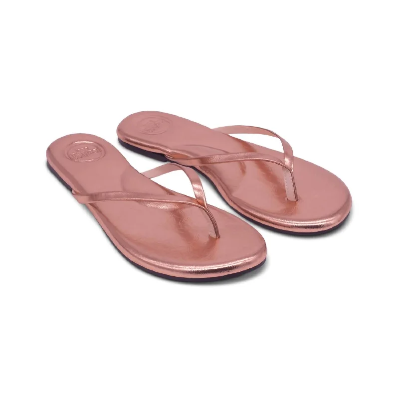 Shock - Absorbing Women's Sandals with a Soft Insole in Black for Active LifestylesWomen's Indie Sandals In Metallic Rose Gold Shock - Absorbing Women's Sandals with a Soft Insole in Black for Active LifestylesWomen's Indie Sandals In Metallic Rose Gold