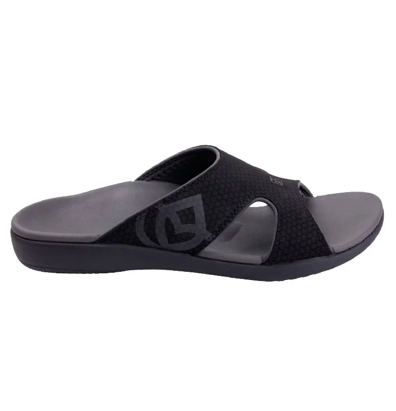 Sustainable Women's Recycled Material Sandals in Beige for Eco - Conscious ShoppersWomen's Kholo Slide Sandal In Onyx Sustainable Women's Recycled Material Sandals in Beige for Eco - Conscious ShoppersWomen's Kholo Slide Sandal In Onyx