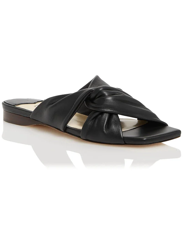 Women's Cork - Soled Espadrille Sandals with a Rope - Trimmed Upper in Navy for a Summer VibeWomens Leather Square Toe Slide Sandals Women's Cork - Soled Espadrille Sandals with a Rope - Trimmed Upper in Navy for a Summer VibeWomens Leather Square Toe Slide Sandals