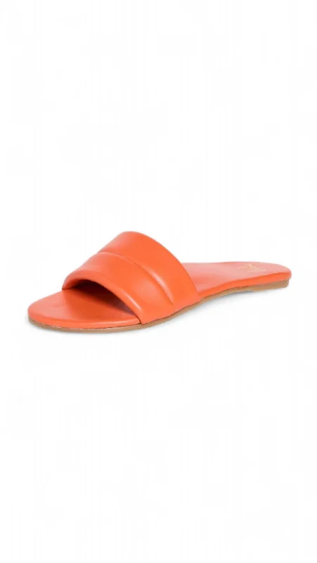 Women's Sandals with a Glitter - Coated Strap in Gold for a Sparkly Summer OutfitWomen's Sugarbird Slide Sandal In Tangerine Women's Sandals with a Glitter - Coated Strap in Gold for a Sparkly Summer OutfitWomen's Sugarbird Slide Sandal In Tangerine