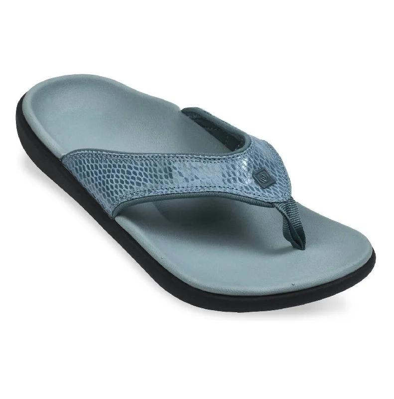 Elastic - Strap Women's Sandals with a Padded Toe in Teal for Easy On - and - OffWomen's Yumi Snake Sandal In Mineral Blue Elastic - Strap Women's Sandals with a Padded Toe in Teal for Easy On - and - OffWomen's Yumi Snake Sandal In Mineral Blue