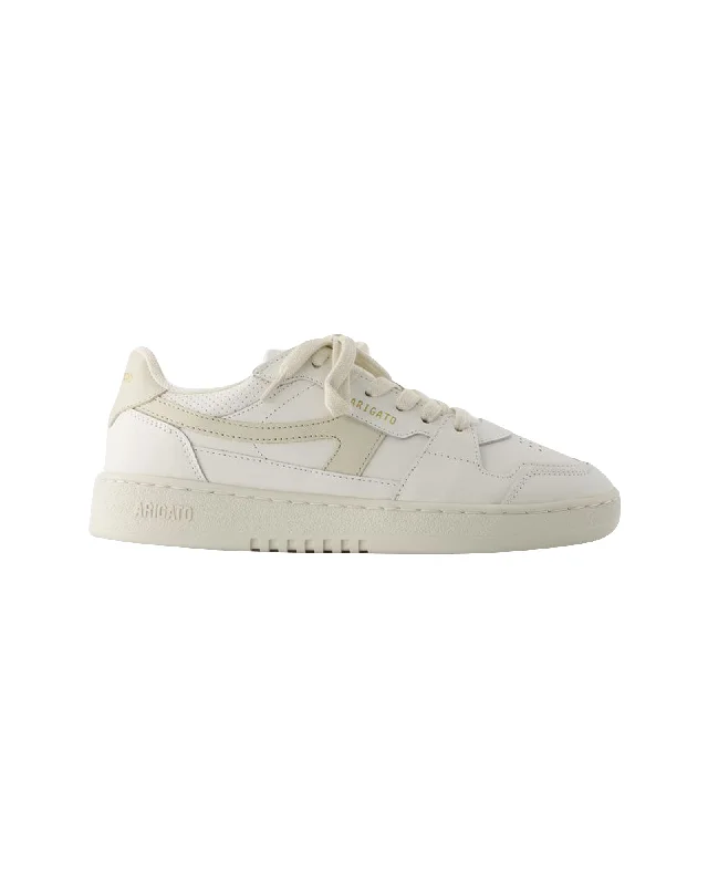 Women's Sneakers with Adjustable Straps for a Customized Fit During High - Impact ExercisesDice A Sneakers - Axel Arigato - Leather - White/Beige Women's Sneakers with Adjustable Straps for a Customized Fit During High - Impact ExercisesDice A Sneakers - Axel Arigato - Leather - White/Beige