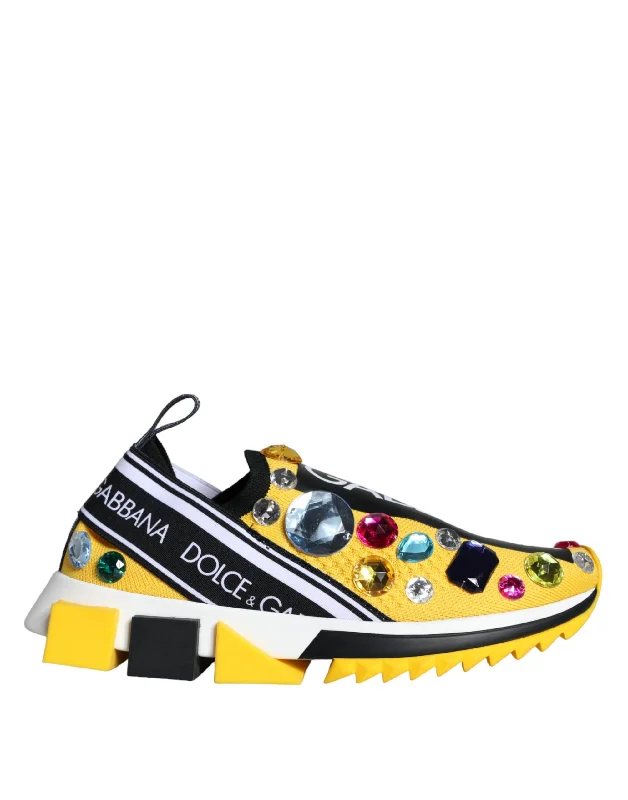 Slip - On Women's Canvas Sneakers in Navy for Easy and Effortless WearDolce & Gabbana Sorrento Crystals Sneakers Womens Shoes Slip - On Women's Canvas Sneakers in Navy for Easy and Effortless WearDolce & Gabbana Sorrento Crystals Sneakers Womens Shoes
