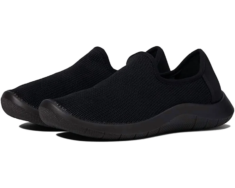 Foldable Women's Travel Sneakers for Compact Storage in LuggageGaia Slip On Sneaker In Black Foldable Women's Travel Sneakers for Compact Storage in LuggageGaia Slip On Sneaker In Black