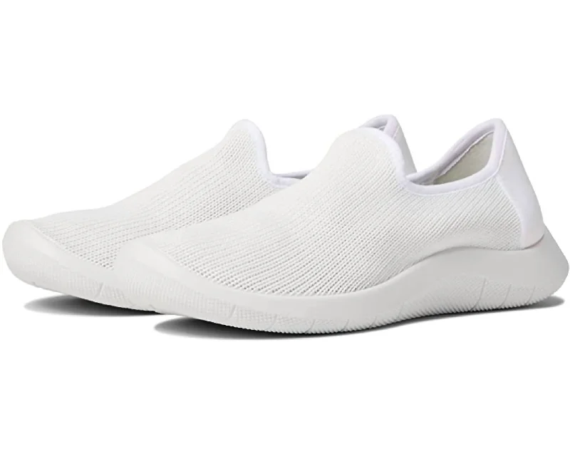 Women's Sneakers with Memory Foam Insoles for Exceptional Cushioning and ComfortGaia Slip On Sneaker In White Women's Sneakers with Memory Foam Insoles for Exceptional Cushioning and ComfortGaia Slip On Sneaker In White