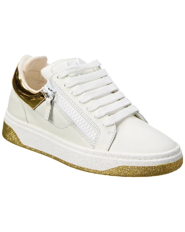 Women's Sneakers with Hidden Wedges for a Subtle Height Boost and Added StyleGiuseppe Zanotti GZ/94 Leather Sneaker Women's Sneakers with Hidden Wedges for a Subtle Height Boost and Added StyleGiuseppe Zanotti GZ/94 Leather Sneaker