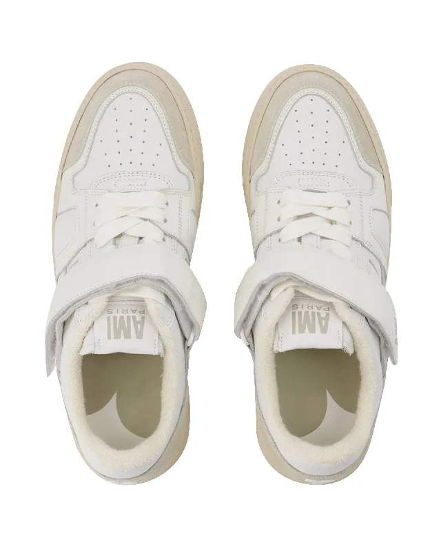 Lace - Up Women's Athletic Sneakers with Shock - Absorbing Midsoles for Intense WorkoutsLow-Top ADC Sneakers in White/Multi Leather Lace - Up Women's Athletic Sneakers with Shock - Absorbing Midsoles for Intense WorkoutsLow-Top ADC Sneakers in White/Multi Leather