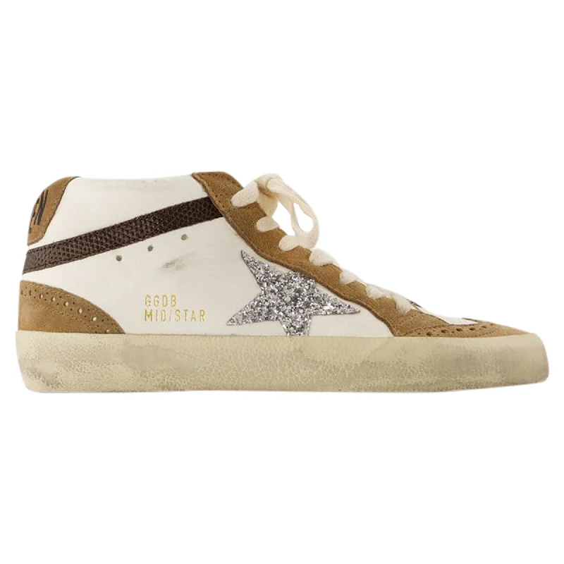 Women's Sneakers with Removable Insoles for Easy Cleaning and CustomizationMid Star Sneakers - Golden Goose Deluxe Brand - Leather - White Women's Sneakers with Removable Insoles for Easy Cleaning and CustomizationMid Star Sneakers - Golden Goose Deluxe Brand - Leather - White