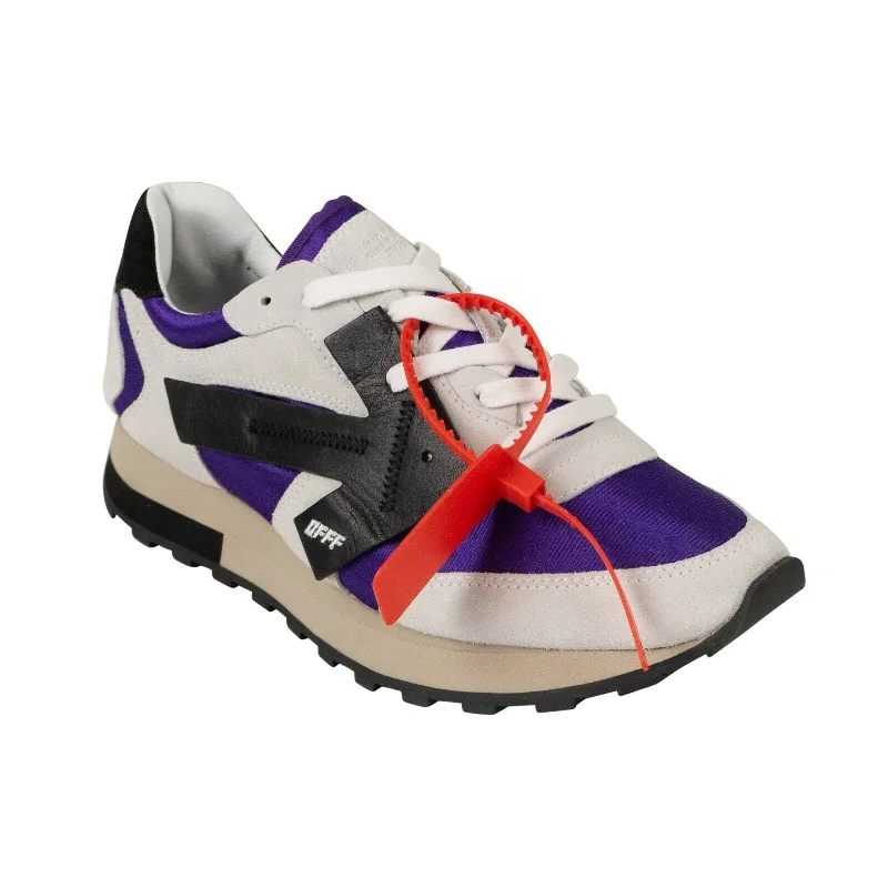 Water - Resistant Women's Hiking Sneakers with Traction Outsoles for Outdoor AdventuresOff White C/O Virgil Abloh Hg 'Purple Runner' Sneakers - White Water - Resistant Women's Hiking Sneakers with Traction Outsoles for Outdoor AdventuresOff White C/O Virgil Abloh Hg 'Purple Runner' Sneakers - White