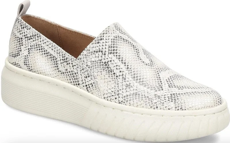 Sparkly Rhinestone - Embellished Women's Sneakers for a Glamorous and Eye - Catching LookPotina Snake Slip-On Sneakers In White/light Grey Sparkly Rhinestone - Embellished Women's Sneakers for a Glamorous and Eye - Catching LookPotina Snake Slip-On Sneakers In White/light Grey