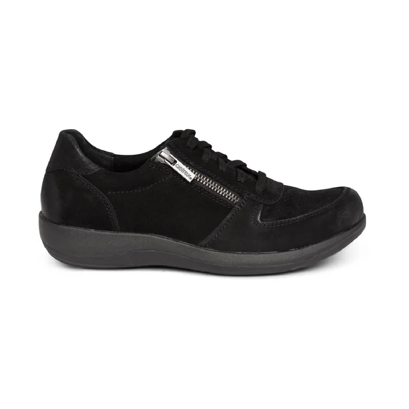 Vegan - Friendly Women's Sneakers Made from Recycled Materials for an Eco - Conscious ChoiceRoxy Arch Support Casual Sneaker In Black Vegan - Friendly Women's Sneakers Made from Recycled Materials for an Eco - Conscious ChoiceRoxy Arch Support Casual Sneaker In Black