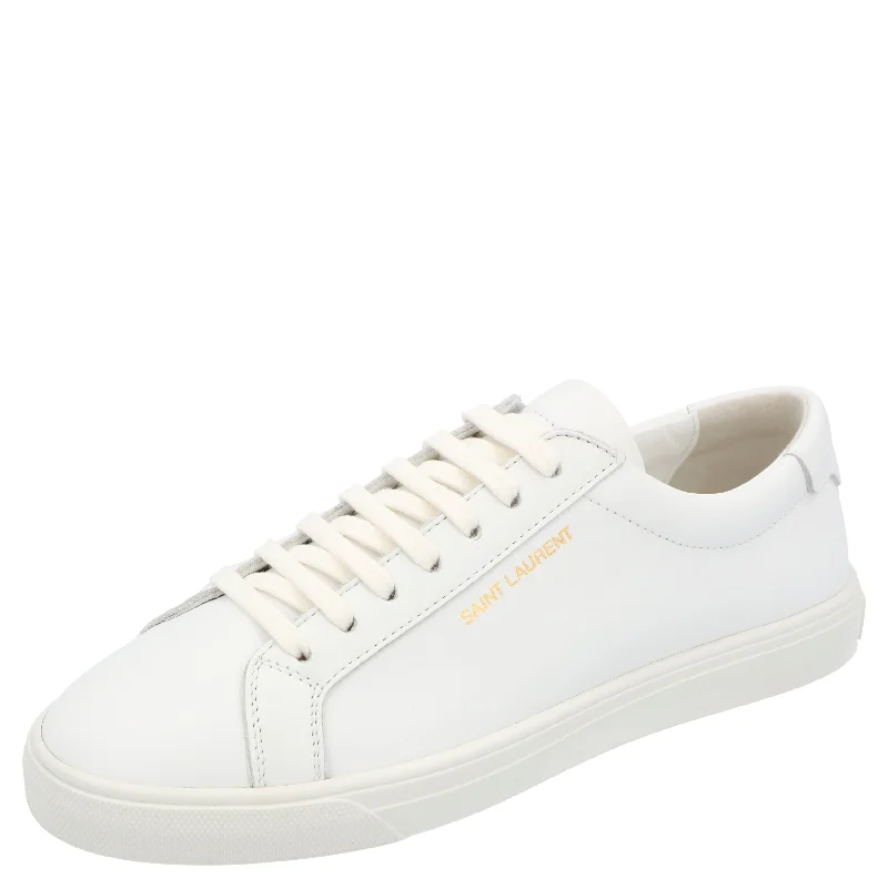Vegan - Friendly Women's Sneakers Made from Recycled Materials for an Eco - Conscious ChoiceSaint Laurent Andy Sneakers White Vegan - Friendly Women's Sneakers Made from Recycled Materials for an Eco - Conscious ChoiceSaint Laurent Andy Sneakers White