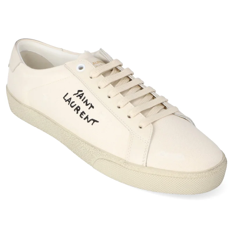 Low - Top Women's Tennis Sneakers in Bright Neon for a Pop of Color on the CourtSaint Laurent Court Classic Sneakers White Low - Top Women's Tennis Sneakers in Bright Neon for a Pop of Color on the CourtSaint Laurent Court Classic Sneakers White