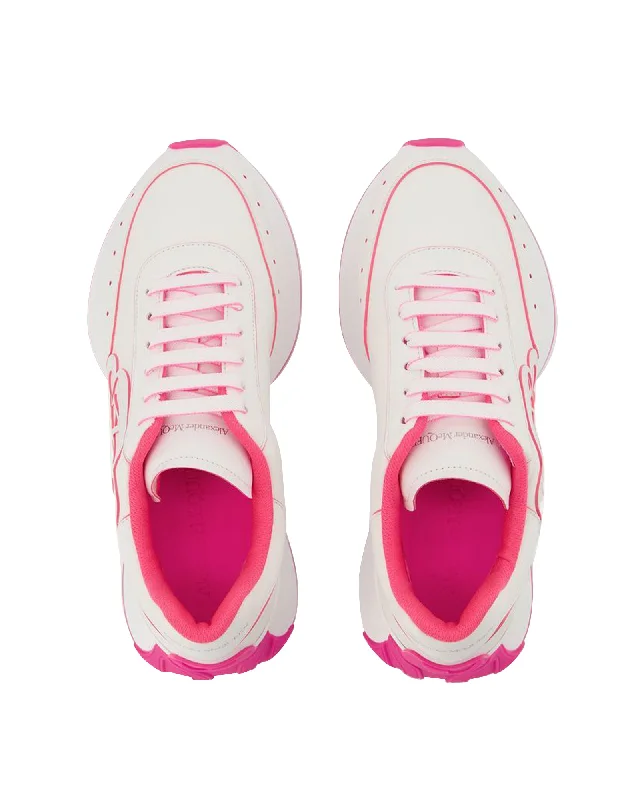 Wide - Width Women's Sneakers for Comfortable Fit for Those with Wider FeetSneakers in White/Pink Leather Wide - Width Women's Sneakers for Comfortable Fit for Those with Wider FeetSneakers in White/Pink Leather