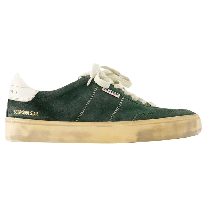Women's Sneakers with Adjustable Straps for a Customized Fit During High - Impact ExercisesSoul Star Sneakers - Golden Goose Deluxe Brand - Leather - Green Women's Sneakers with Adjustable Straps for a Customized Fit During High - Impact ExercisesSoul Star Sneakers - Golden Goose Deluxe Brand - Leather - Green