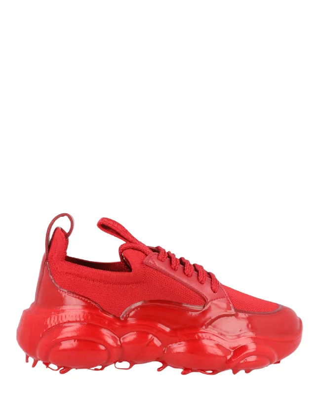 Sparkly Rhinestone - Embellished Women's Sneakers for a Glamorous and Eye - Catching LookTeddy Bear Sole Sneakers Sparkly Rhinestone - Embellished Women's Sneakers for a Glamorous and Eye - Catching LookTeddy Bear Sole Sneakers