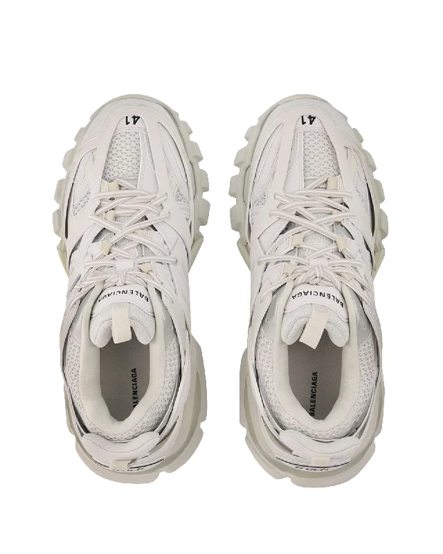 Smart - Tech Women's Sneakers with Fitness Tracking Features for Active Lifestyle EnthusiastsTrack Sneakers - Balenciaga - White Smart - Tech Women's Sneakers with Fitness Tracking Features for Active Lifestyle EnthusiastsTrack Sneakers - Balenciaga - White