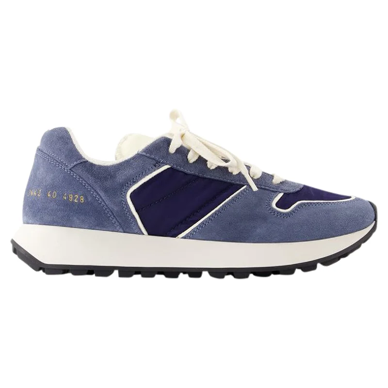 Chunky - Sole Women's Platform Sneakers in White for a Trendy Street Style LookTrack Sneakers - COMMON PROJECTS - Leather - Blue Chunky - Sole Women's Platform Sneakers in White for a Trendy Street Style LookTrack Sneakers - COMMON PROJECTS - Leather - Blue