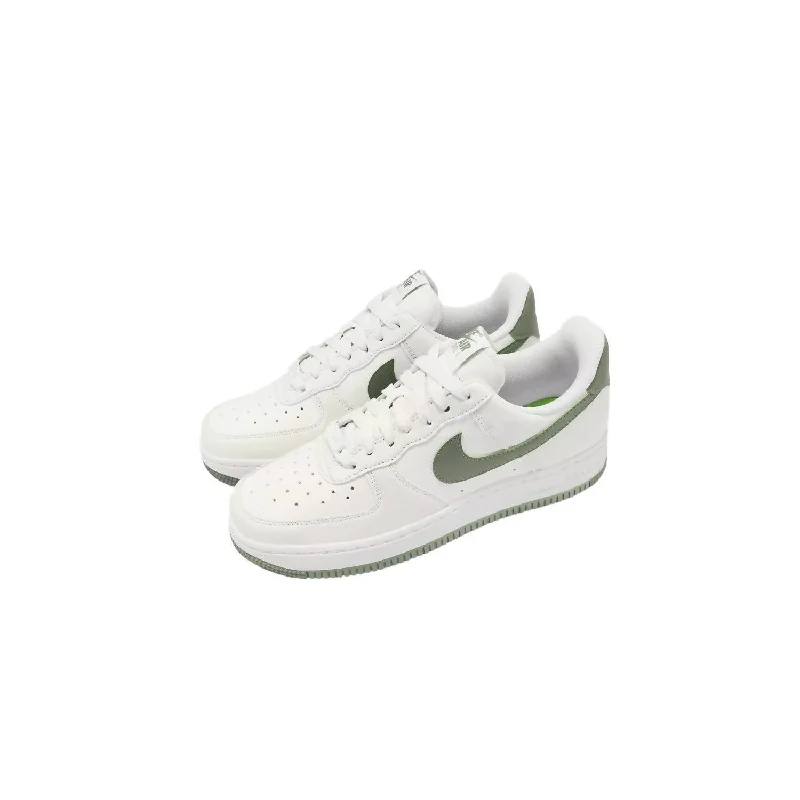 Breathable Mesh Women's Running Sneakers with Reflective Trim for Nighttime JoggingWomen's Air Force 1 '07 Nn Sneakers In Sail/oil Green-Sail-Volt Breathable Mesh Women's Running Sneakers with Reflective Trim for Nighttime JoggingWomen's Air Force 1 '07 Nn Sneakers In Sail/oil Green-Sail-Volt