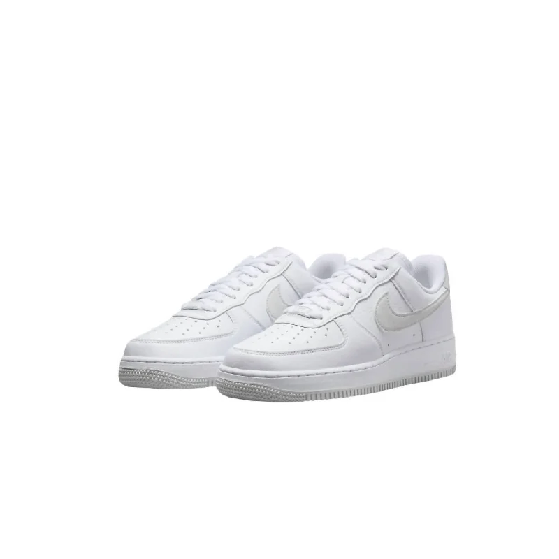 Women's Sneakers with Heel - Stabilizing Technology for Better Balance During RunningWomen's Air Force 1 '07 Nn Sneakers In White/photon Dust-White-Volt Women's Sneakers with Heel - Stabilizing Technology for Better Balance During RunningWomen's Air Force 1 '07 Nn Sneakers In White/photon Dust-White-Volt
