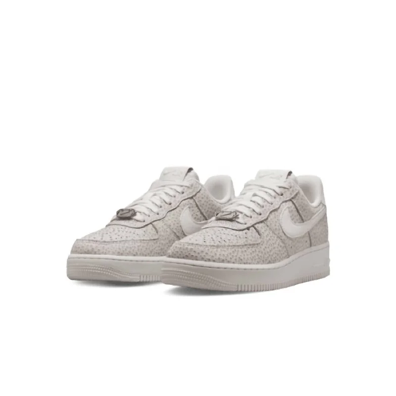Retro - Style Women's Sneakers in Pastel Colors for a Nostalgic and Fashionable VibeWomen's Air Force 1 '07 Prm Sneakers In Phantom/metallic Silver-Sail Retro - Style Women's Sneakers in Pastel Colors for a Nostalgic and Fashionable VibeWomen's Air Force 1 '07 Prm Sneakers In Phantom/metallic Silver-Sail