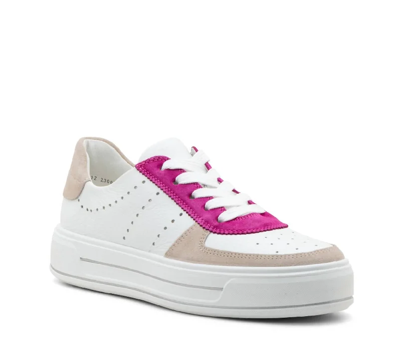 Patterned Print Women's Sneakers in Floral Designs for a Feminine and Fashion - Forward LookWomen's Calgary Sneakers In White/pink Patterned Print Women's Sneakers in Floral Designs for a Feminine and Fashion - Forward LookWomen's Calgary Sneakers In White/pink