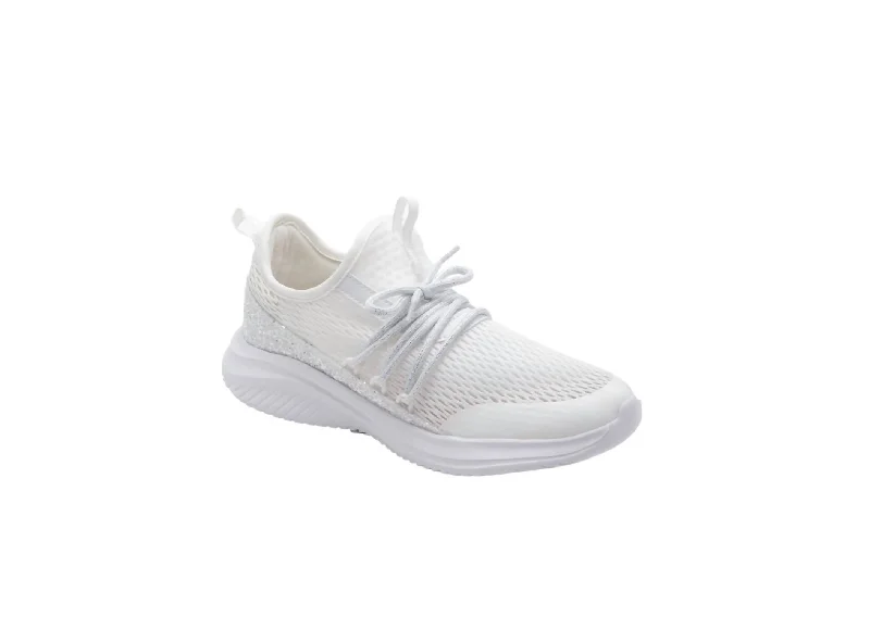 Patterned Print Women's Sneakers in Floral Designs for a Feminine and Fashion - Forward LookWomen's Chunky Soft Serve Sneaker In White Glitter Patterned Print Women's Sneakers in Floral Designs for a Feminine and Fashion - Forward LookWomen's Chunky Soft Serve Sneaker In White Glitter