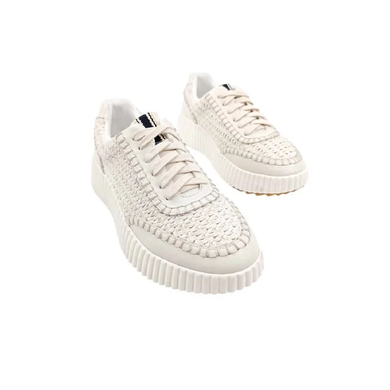 Women's Sneakers with Hidden Wedges for a Subtle Height Boost and Added StyleWomen's Selina Sneaker In Bone Woven Women's Sneakers with Hidden Wedges for a Subtle Height Boost and Added StyleWomen's Selina Sneaker In Bone Woven